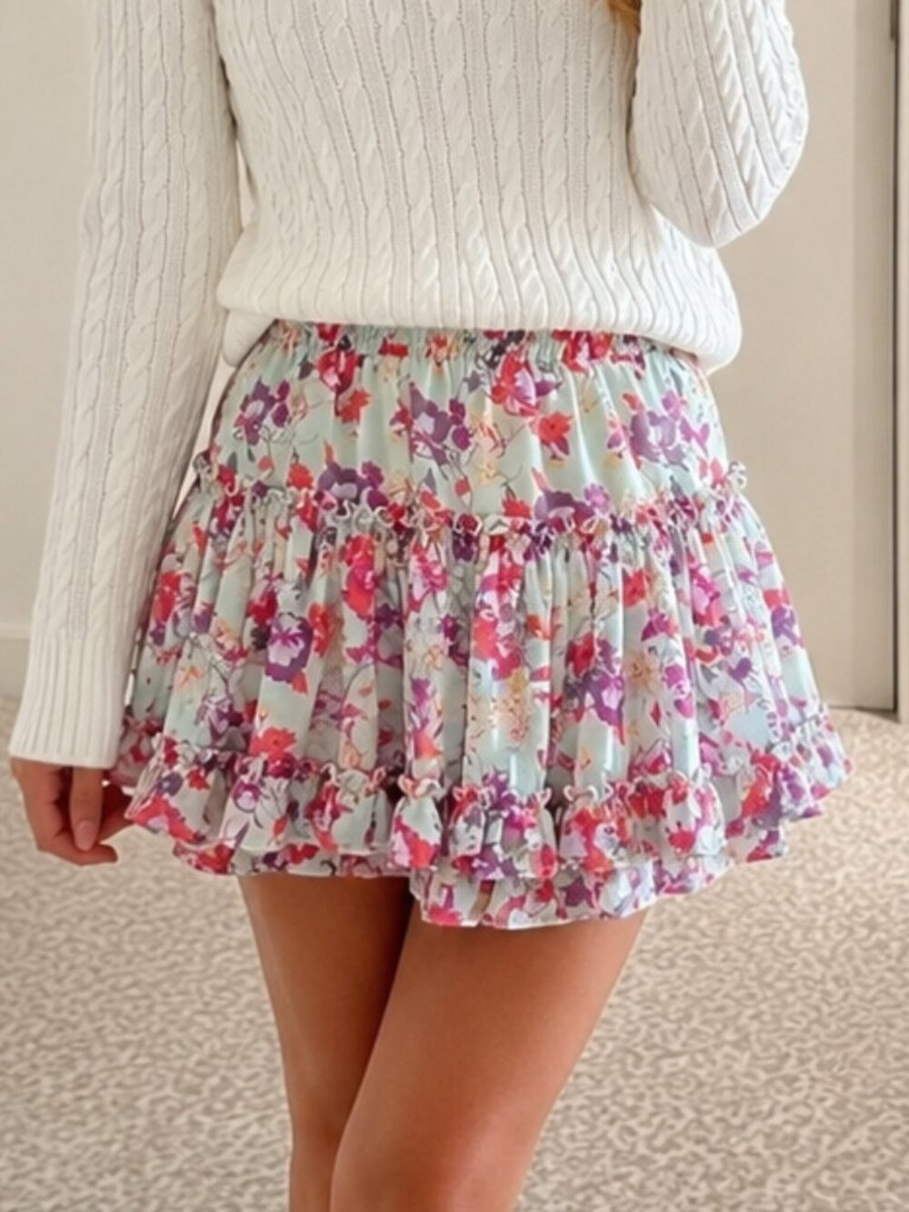 Floral Misa LA Marion Skirt